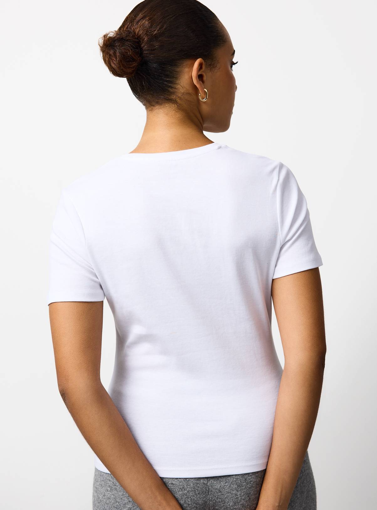 Striped Slim Fit T-Shirts 2 Pack 24 - Image 5
